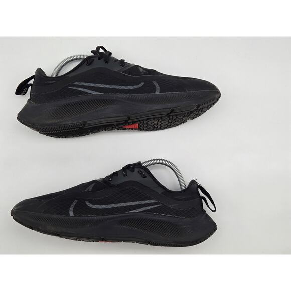 Nike Air Zoom Pegasus 37 Shield Black Anthracite Grey CQ7935-001 Men's sz 8 - Picture 3 of 8